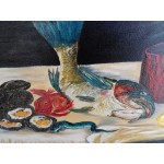 Средна картина масло на платно Испания - 3806